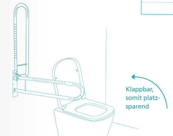 Stützgriff zum Klappen