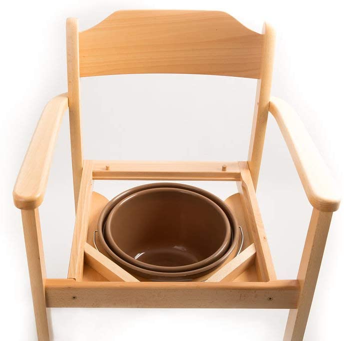 Toilettenstuhl Holz