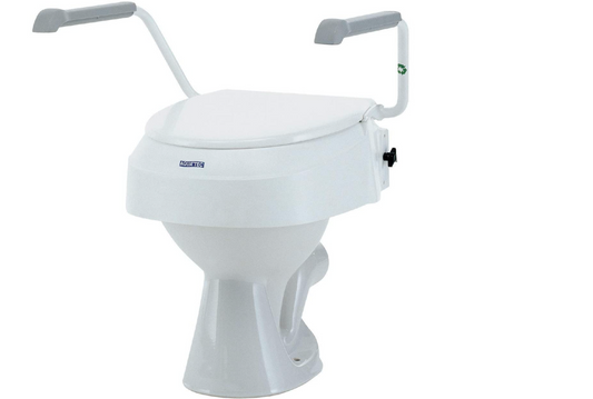 Toilettensitz-Erhöhung mit Armlehnen
