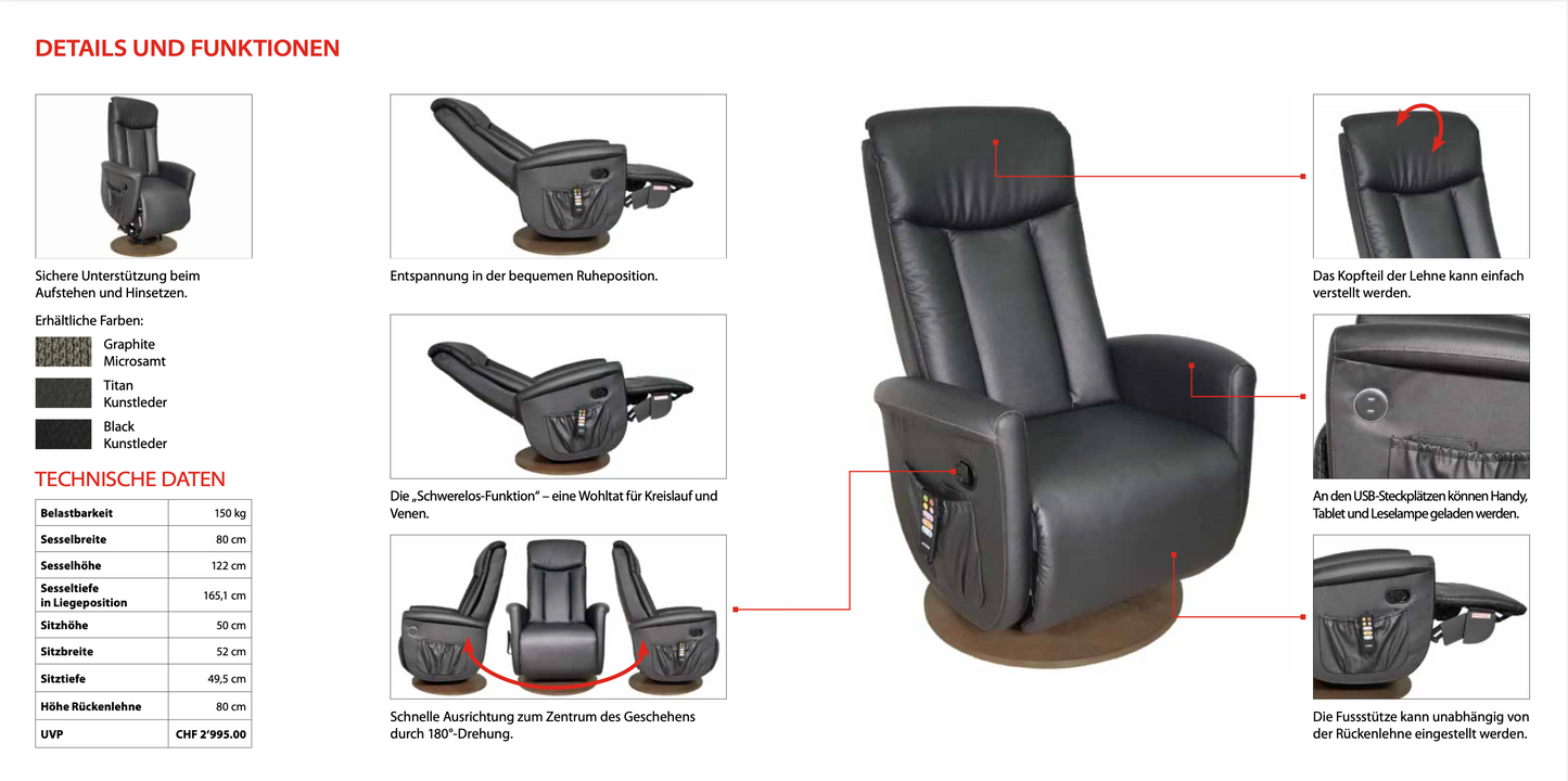 Aufstehsessel Cortina