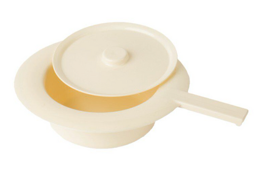 Steckbecken mit Deckel