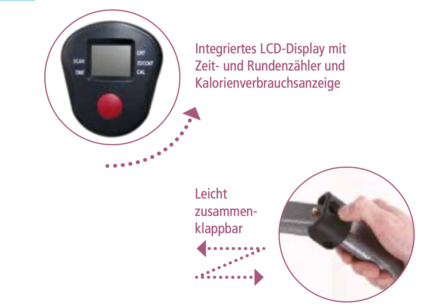 Pedaltrainer Beine / Arme