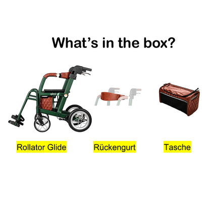 Rollator / Transportrollstuhl Glide